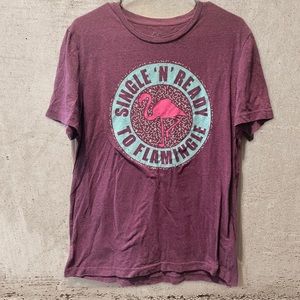 Single & Ready to Flamingle Graphic Tee